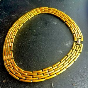 Faux Gold Necklace by Monet